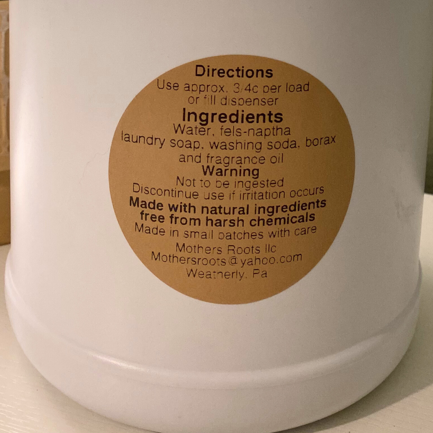 Mother's Roots Natural Laundry Detergent