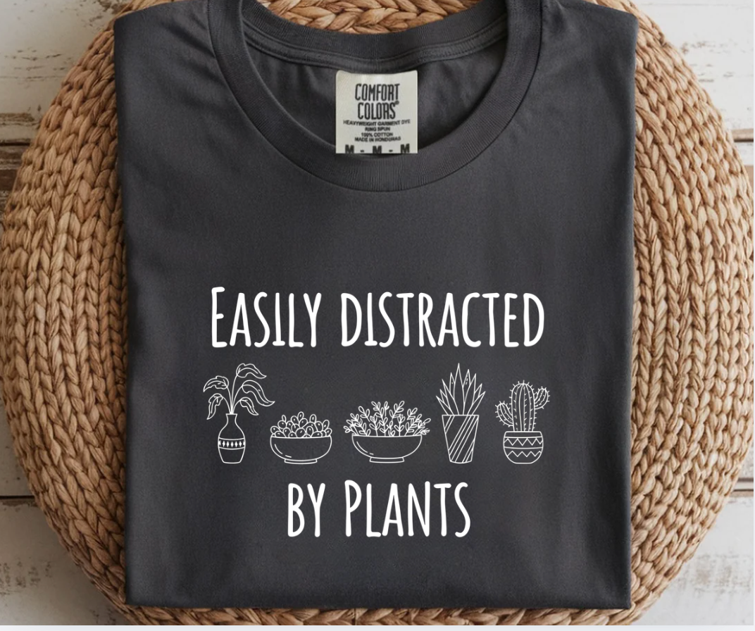 Easily Distracted By Plants Tee