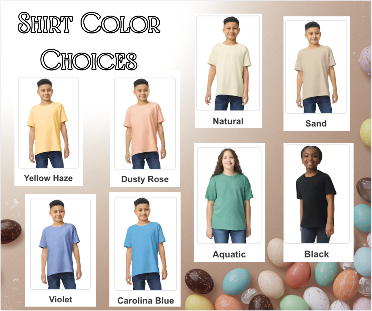 $10 Design-it-Yourself Youth Easter T-Shirts