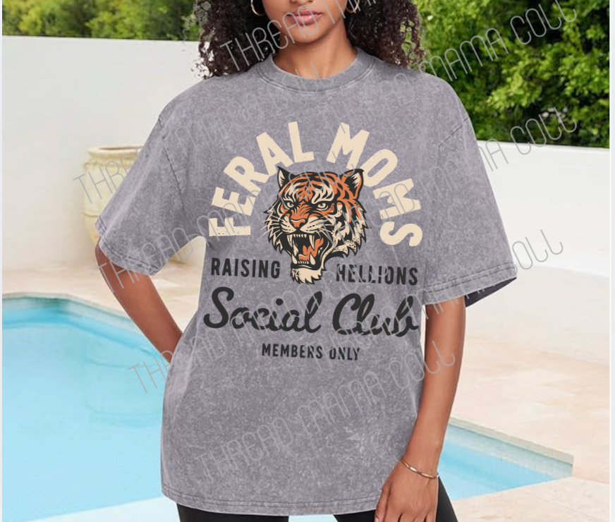 Feral Moms Social Club Tee