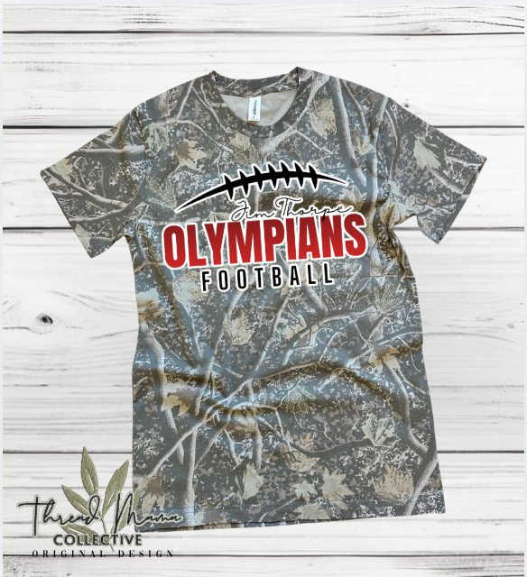 Olympians Football Camo Tee