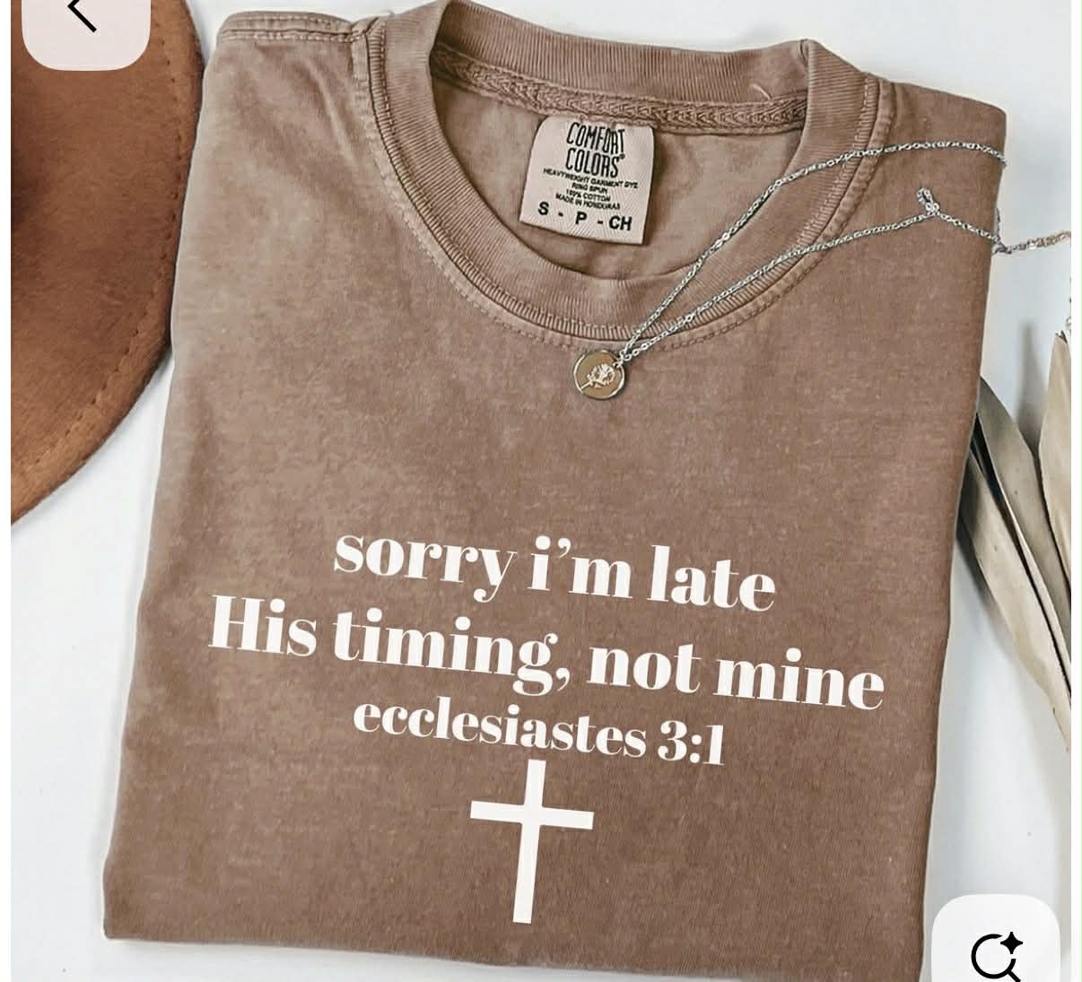 His Timing, Not Mine Tee