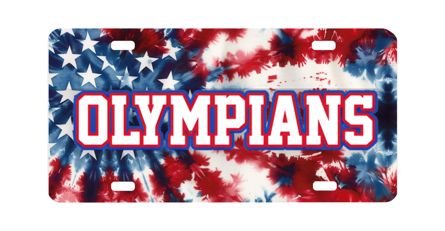 Olympians License Plate