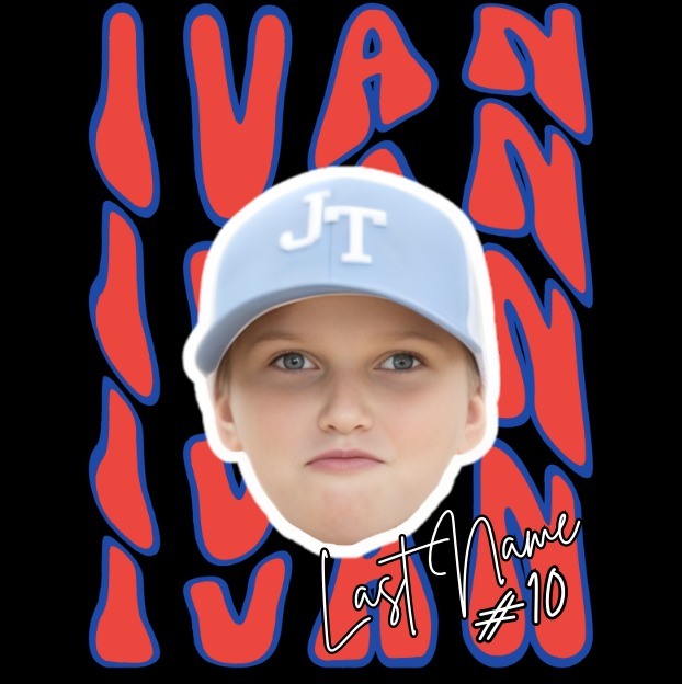 Baseball Face Custom Player Tee