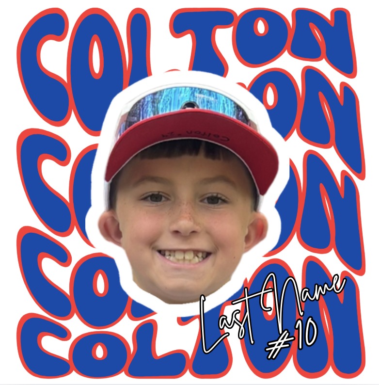 Baseball Face Custom Player Tee