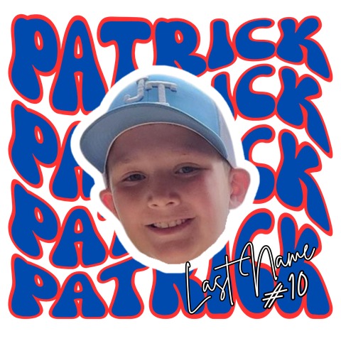 Baseball Face Custom Player Tee