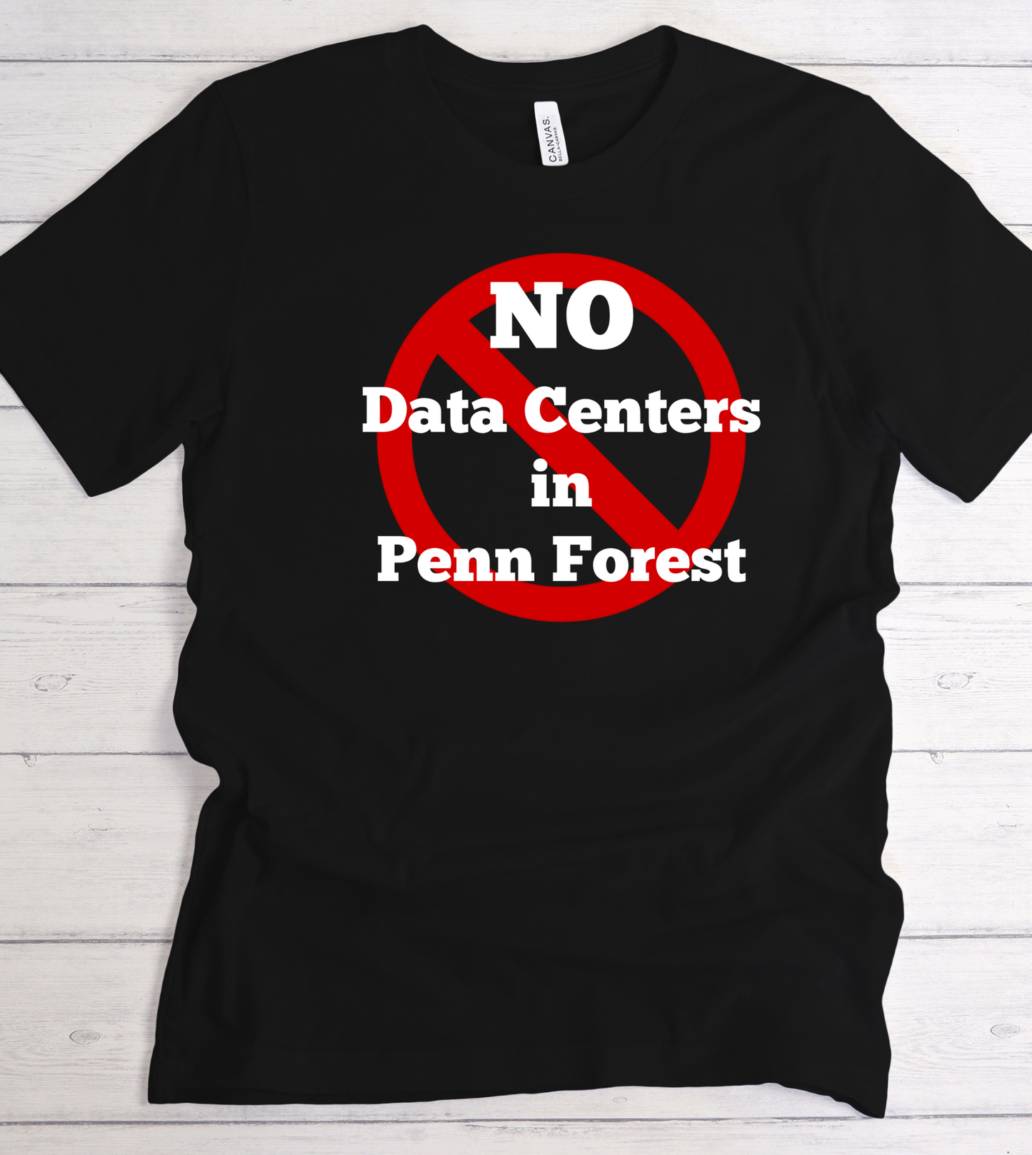 No Data Centers In Penn Forest Fundraiser Tee