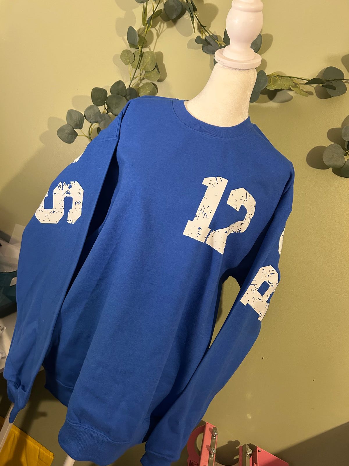 Oversized Lettering Crewneck or 1/4 Zip