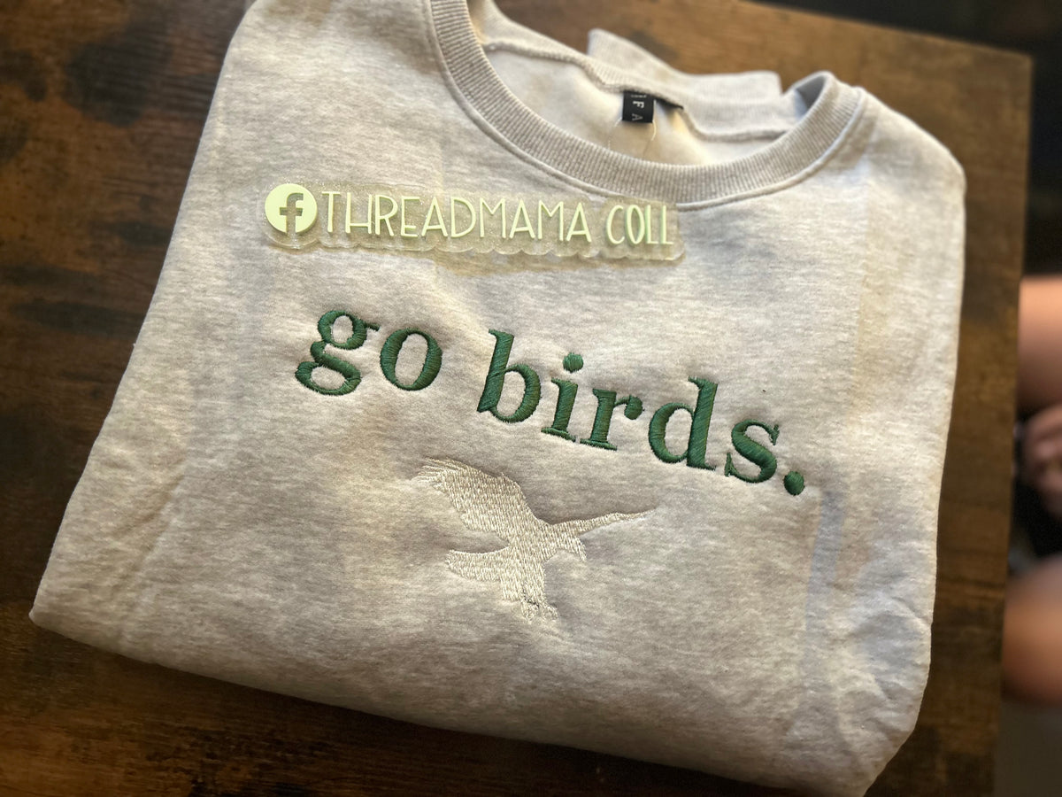 Go Birds. Oversized Crewneck