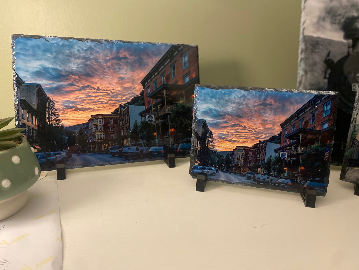 'Broadway Sunset' Slate Collectible