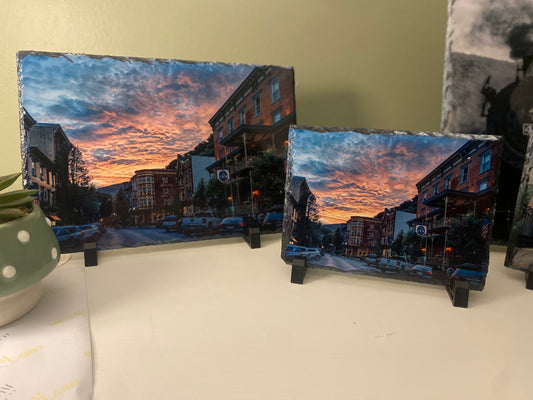 'Broadway Sunset' Slate Collectible