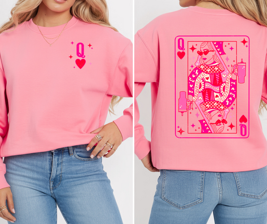 Queen of Hearts Crewneck