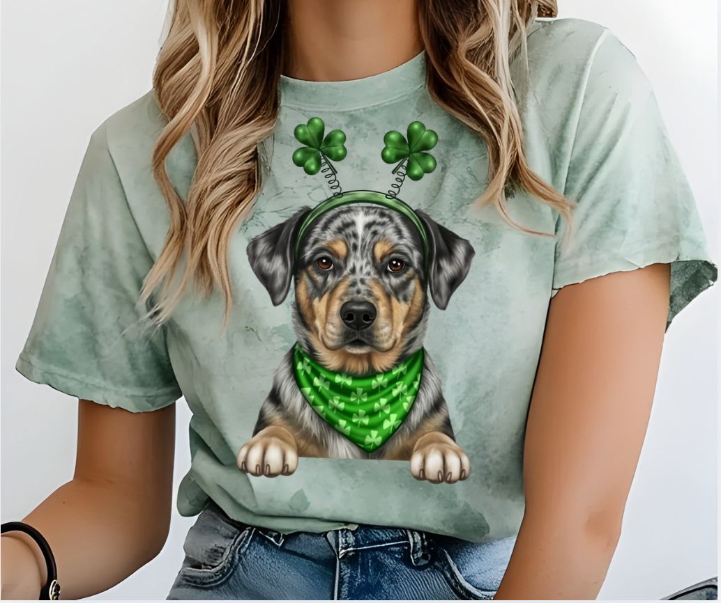 St. Patrick's Day Dog Breed Tee