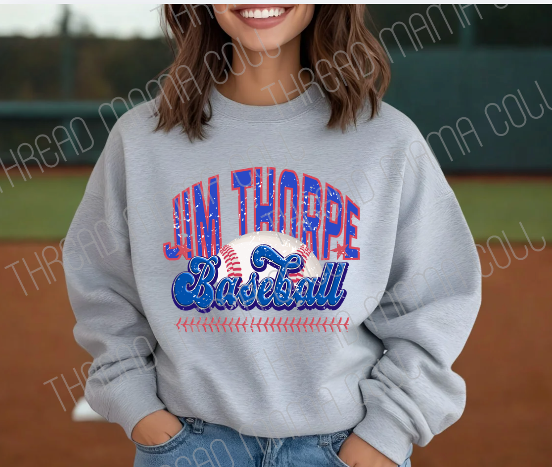 Ball Park Style Distressed Softball Tee