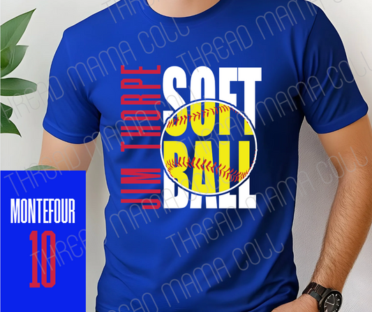 Bold Style Softball Tee
