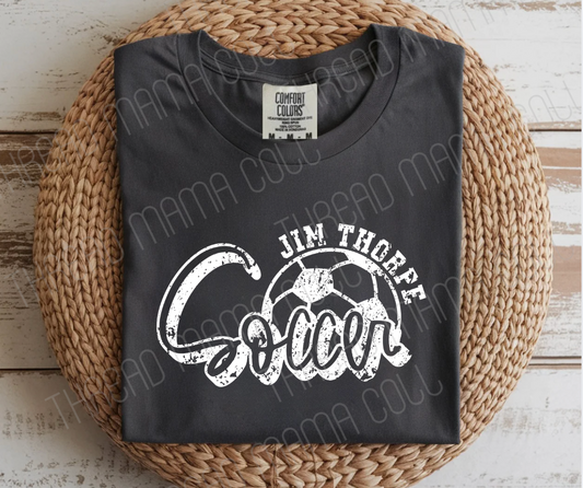 Distressed Soccer Tee