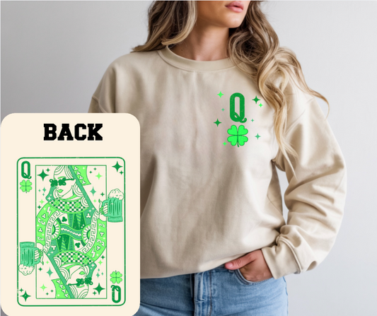 Queen of Shamrocks Crewneck