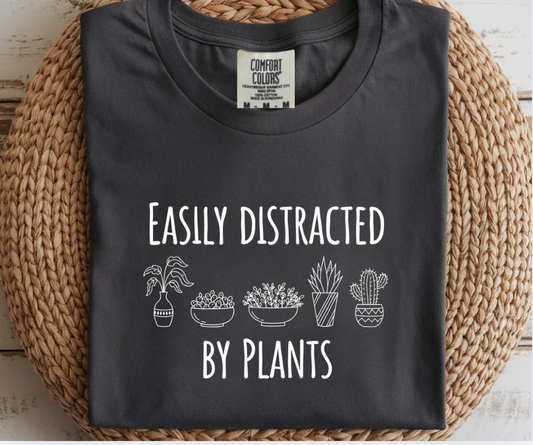 Easily Distracted By Plants Tee