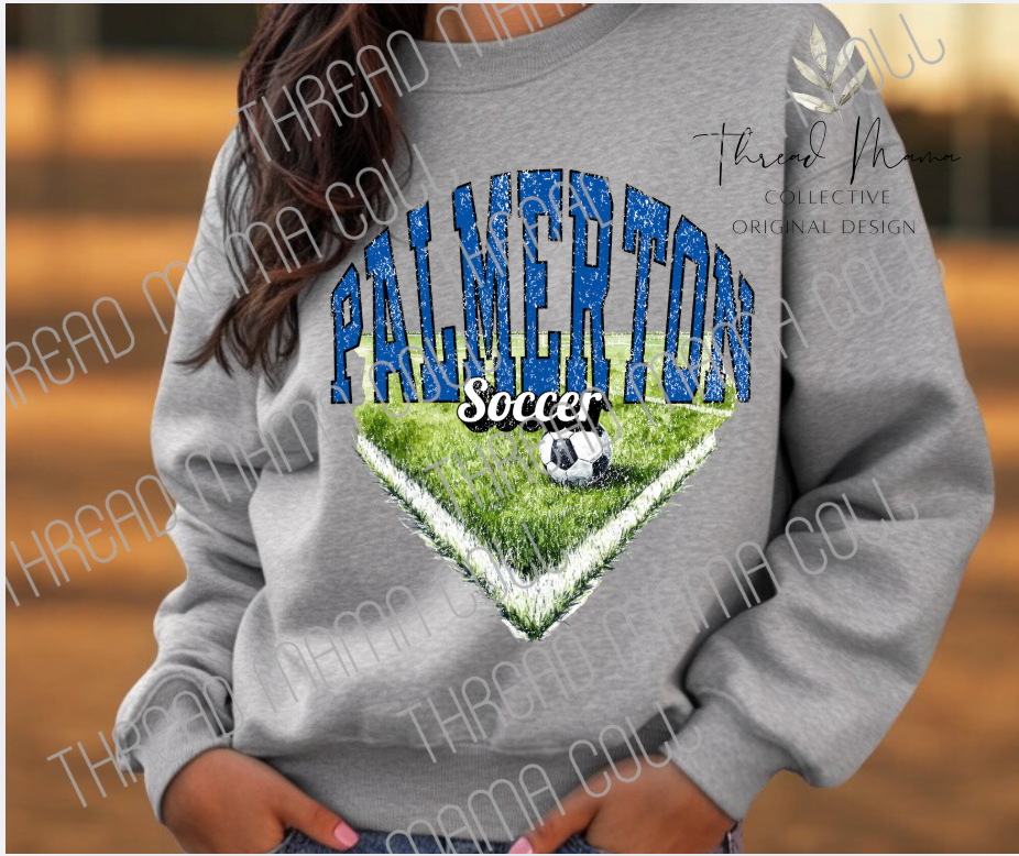 Palmerton Soccer Distressed Tee