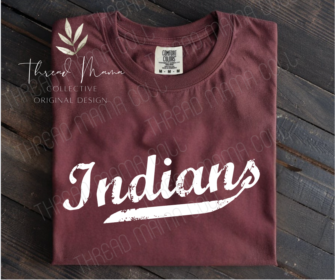 Vintage Distressed Mascot Tee