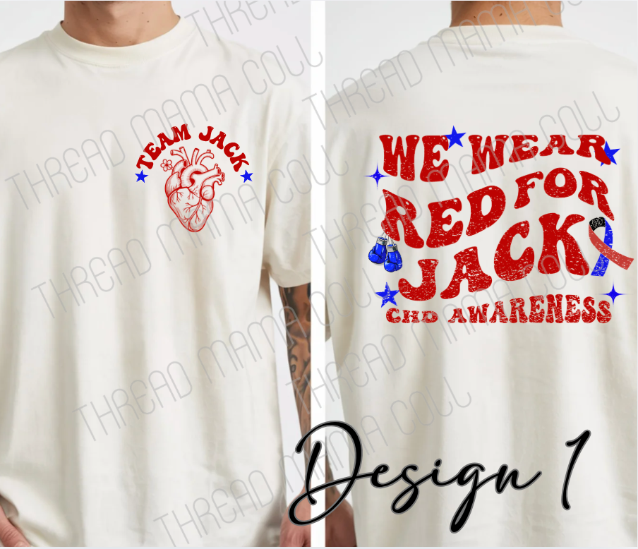 Team Jack CHD Awareness Tees