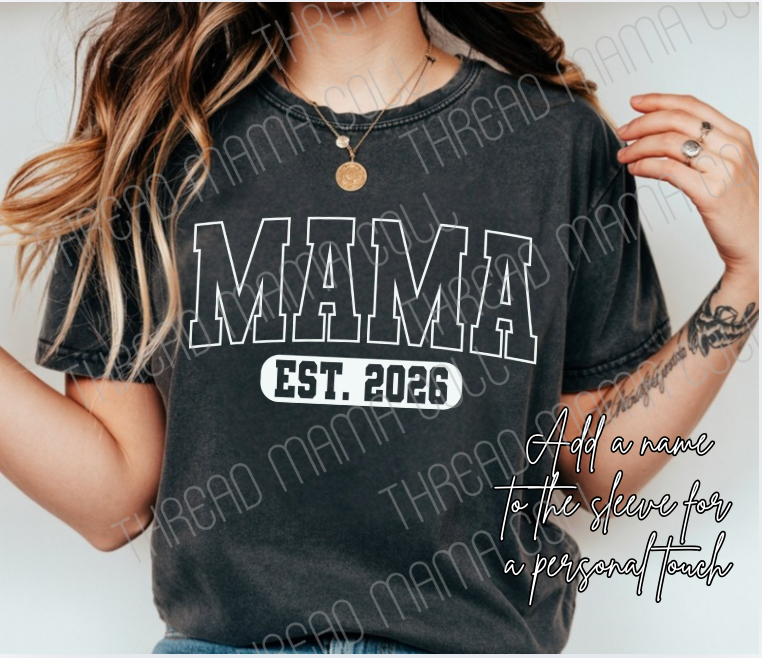 Mama 2026 Varsity Tee