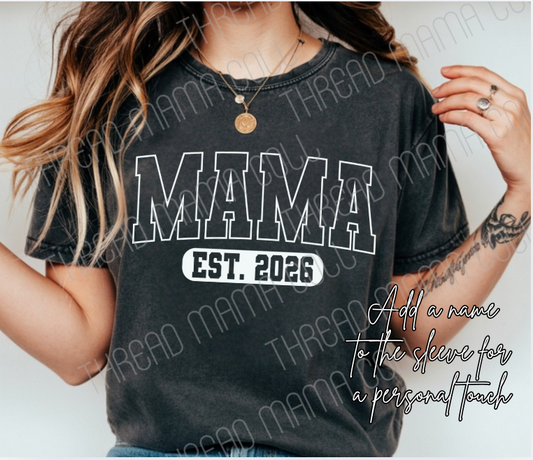 Mama 2026 Varsity Tee