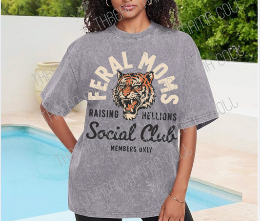 Feral Moms Social Club Tee