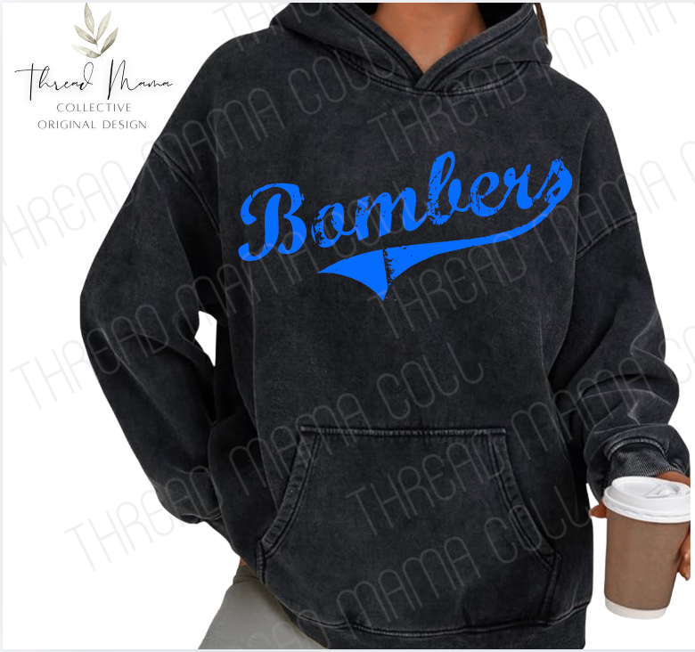 Bombers Vintage Mineral Wash Hoodie