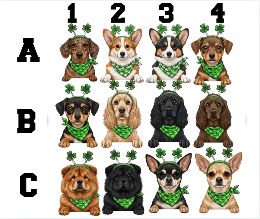 St. Patrick's Day Dog Breed Tee
