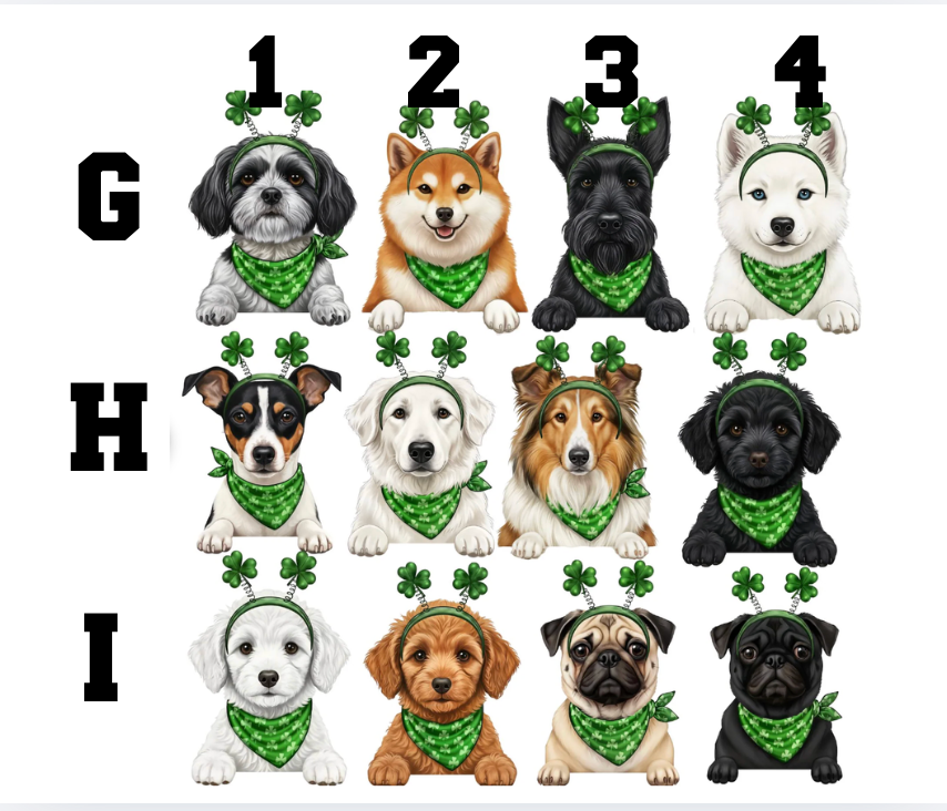 St. Patrick's Day Dog Breed Tee