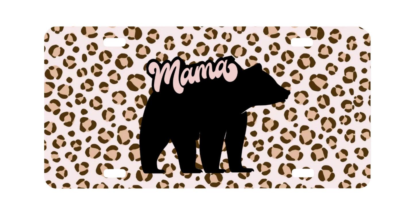 Mama Bear License Plate