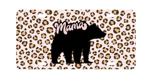 Mama Bear License Plate