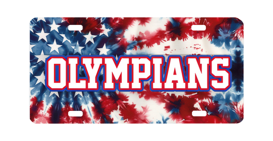 Olympians License Plate
